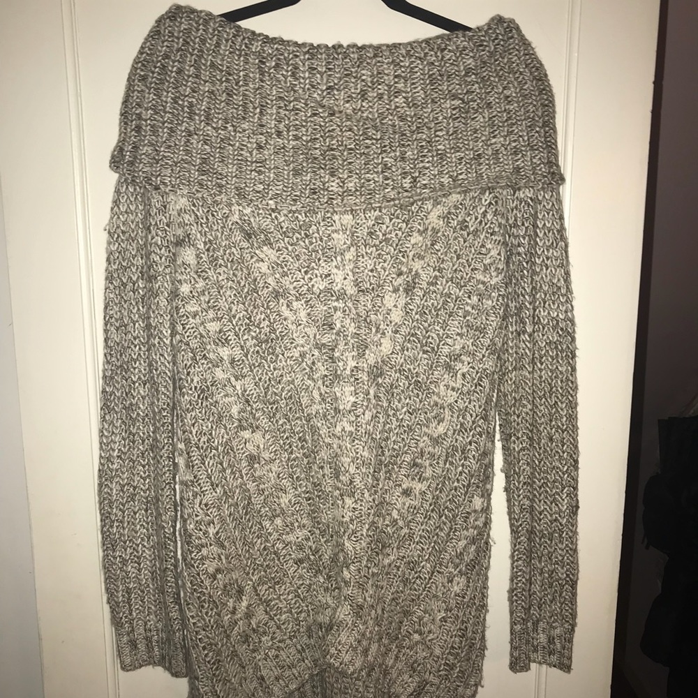 Flirty Off the Shoulder Cozy Sweater